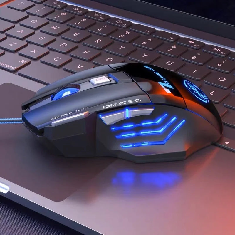 Mouse Gamer para jogo, computador 3200dpi com LED.