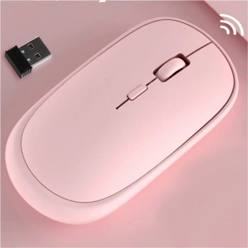 Mouse Sem Fio Optico Slim + Adaptador Wireless