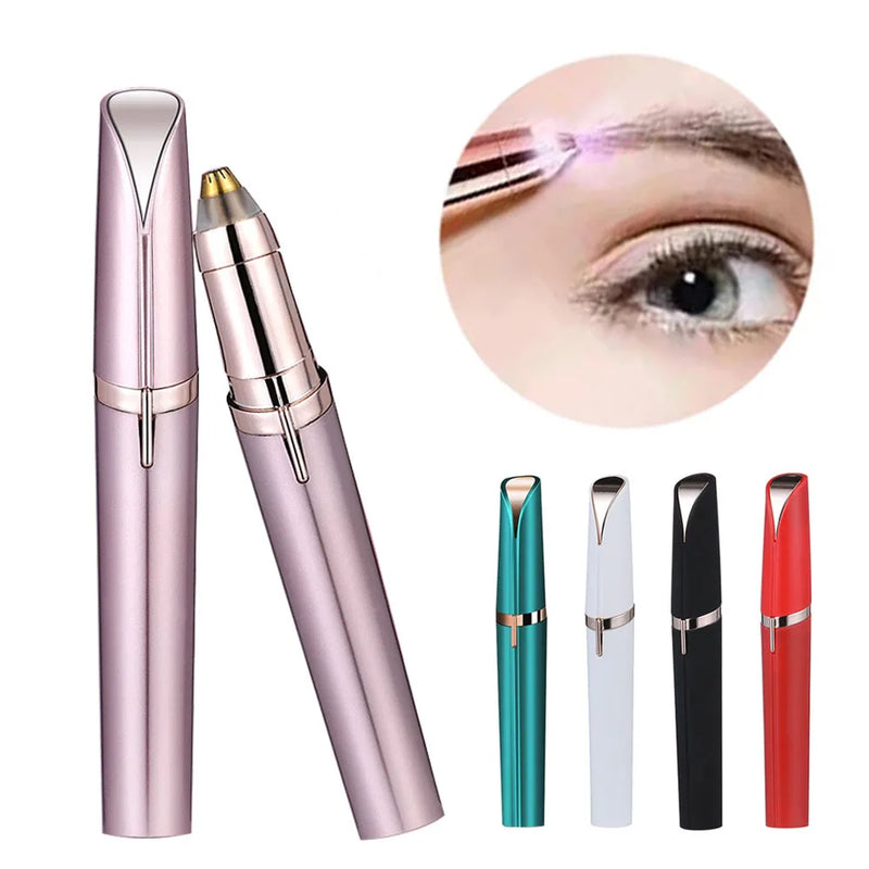 Womens Electric Sobrancelha Trimmer Eye Brow Shaper Lápis Rosto Cabelo Removedor Para As Mulheres Automático Sobrancelha Shavers Pocketknife